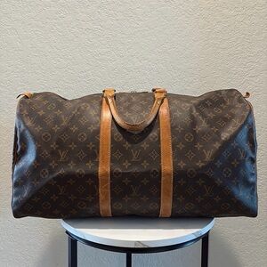 Louis Vuitton Brown Monogram Duffel Bag